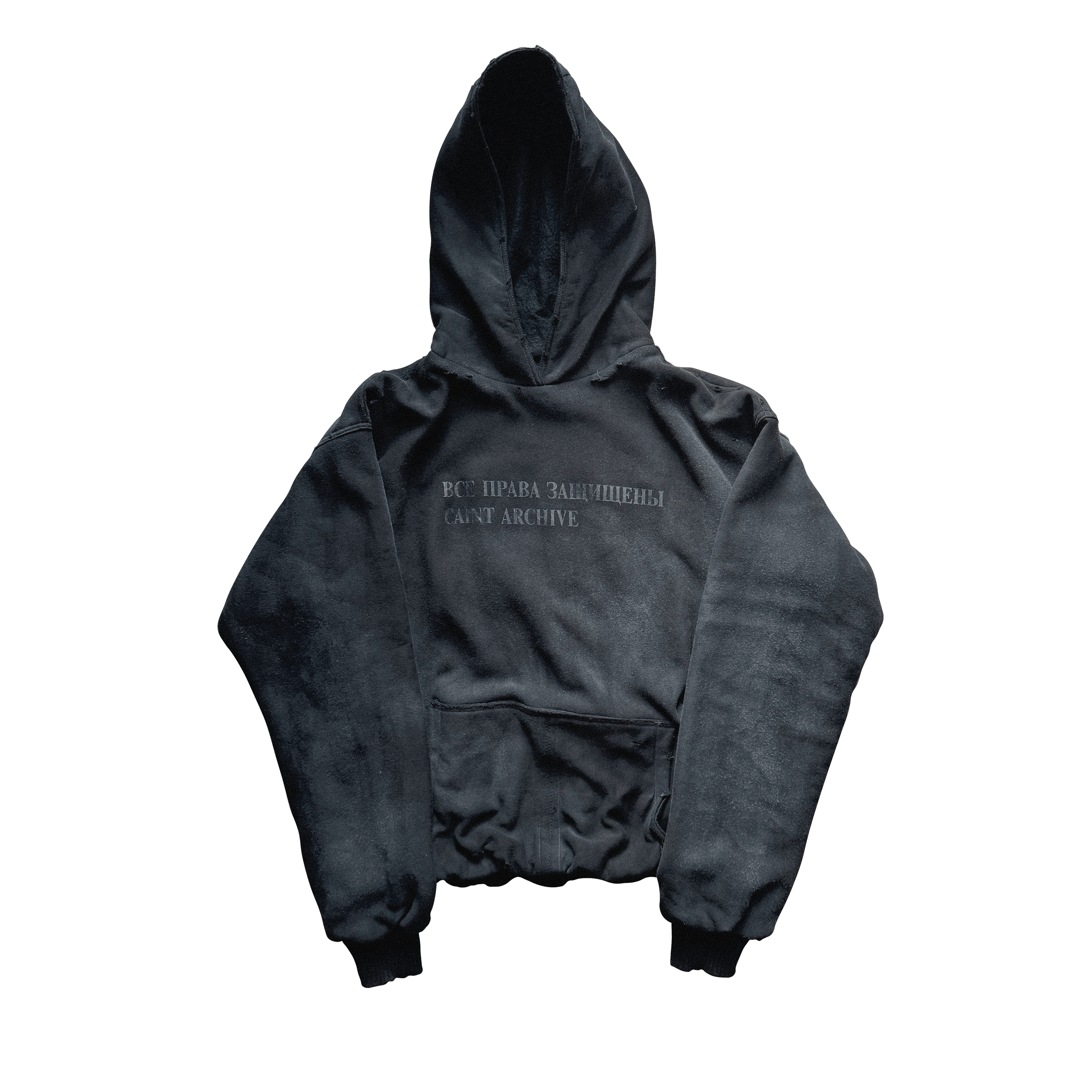 русский Shoulder Pad Hoodie